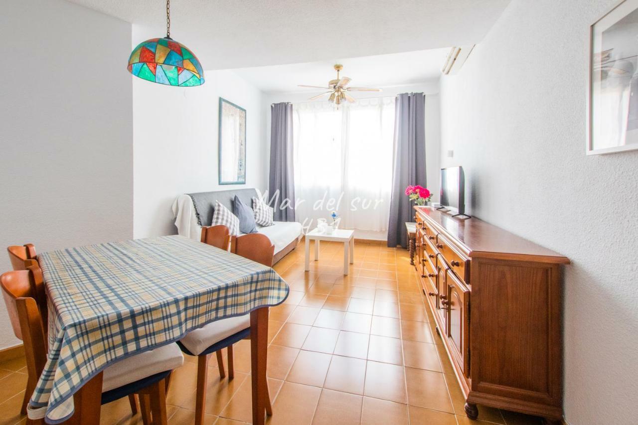 Mar Del Sur Apartamentos- Piscina Y Playa - Parking Gratis 贝纳尔马德纳 外观 照片